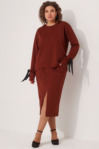 Комплект женский 3078 терракот