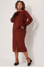 Комплект женский 3078 терракот