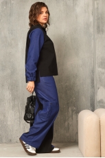  Комплект женский 3085 чёрный сапфир