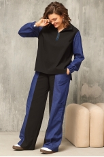  Комплект женский 3085 чёрный сапфир