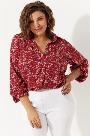 Блуза женская 4104 вино