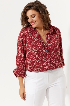 Блуза женская 4104 вино