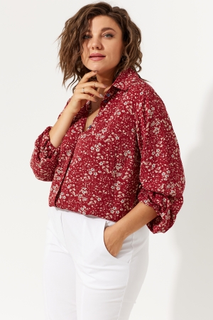Блуза женская 4104 вино
