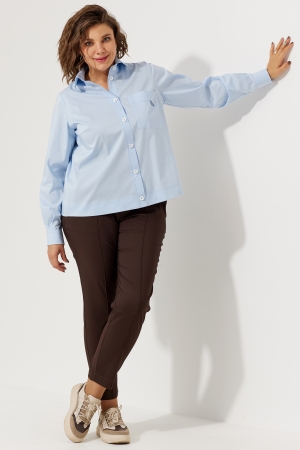 Блуза женская 4107 голубой
