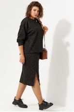  Комплект женский 3068 чёрное небо