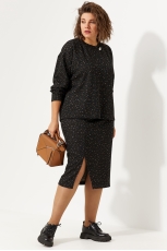  Комплект женский 3068 чёрное небо