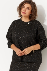  Комплект женский 3068 чёрное небо