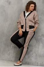  Комплект женский 3074 чёрная роза