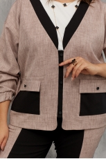  Комплект женский 3074 чёрная роза