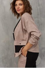  Комплект женский 3074 чёрная роза