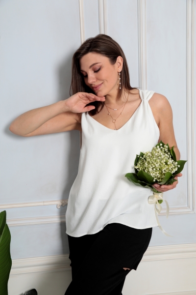 Блуза женская 4039 белый