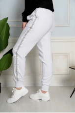 Брюки женские 6022 молочный