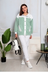 Брюки женские 6022 молочный