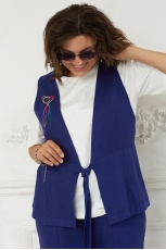 Жилет женский 7008 индиго