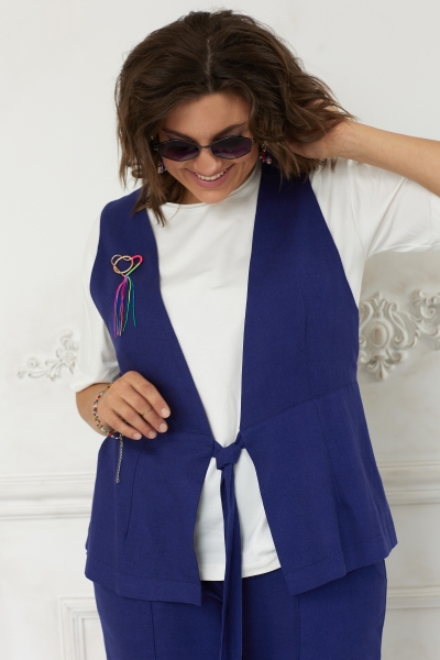 Жилет женский 7008 индиго