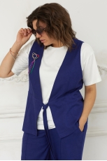 Жилет женский 7008 индиго