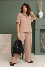 Брюки женские 6018 кэмел