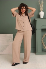 Брюки женские 6018 кэмел