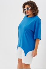 Блуза женская 4093 ярко-синий