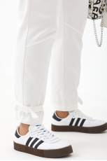 Брюки женские 6052 молочный