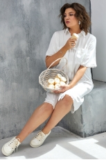 Платье 1032 молочный