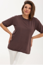 Блуза женская 4100  мокко 