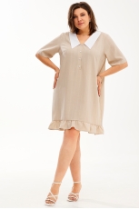 Платье 1038 кофейный