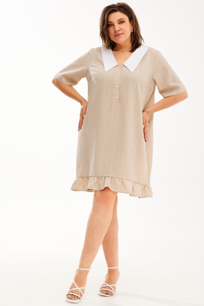 Платье 1038 кофейный