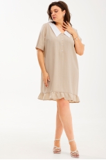 Платье 1038 кофейный