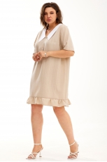 Платье 1038 кофейный