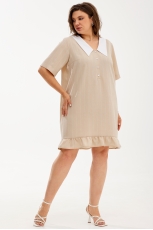 Платье 1038 кофейный