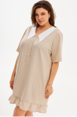 Платье 1038 кофейный