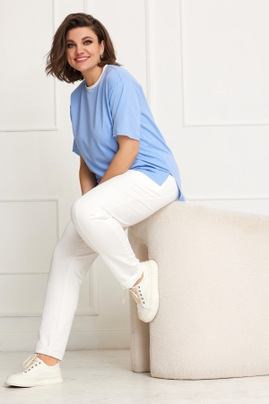 Блуза женская 4086 голубой