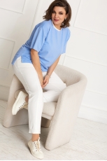 Блуза женская 4086 голубой