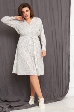 Платье 1029 цветочный принт