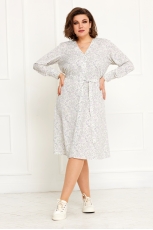 Платье 1029 цветочный принт