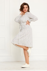 Платье 1029 цветочный принт