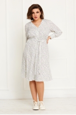 Платье 1029 цветочный принт