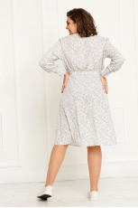 Платье 1029 цветочный принт