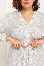 Платье 1029 цветочный принт