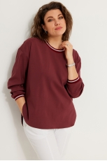 Блуза женская 4121 бордо