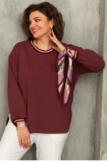 Блуза женская 4121 бордо