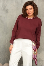 Блуза женская 4121 бордо