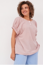 Блуза женская 4124  пыльная роза