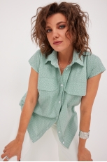 Блуза женская 4125 шалфей