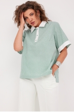 Блуза женская 4126 шалфей