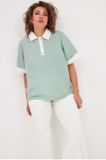 Блуза женская 4126 шалфей