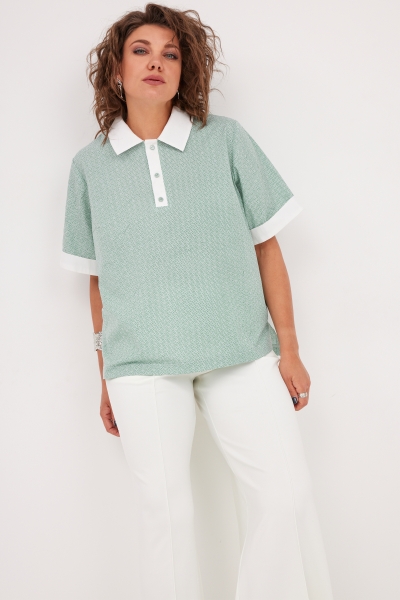 Блуза женская 4126 шалфей