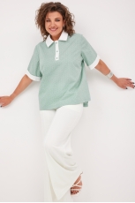 Блуза женская 4126 шалфей