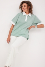 Блуза женская 4126 шалфей